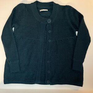 Miss Me Navy Chunky Knit Cardigan Y2K size Small